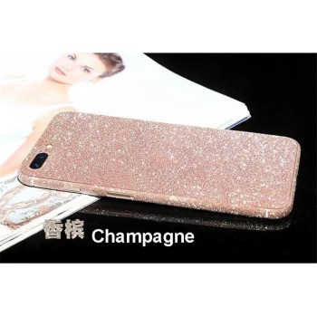 Bling Shiny Full Body Phone Sticker Case For iPhone 6 6S Plus Protective Film Glitter Skin Sticker For iPhone 5 5S SE 6 Plus