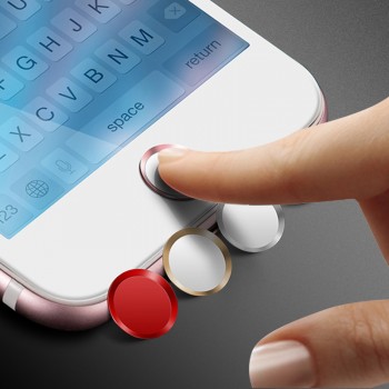 Home Button Sticker For iPhone Xs X 7 Plus 8 6s Aluminum Touch ID Touch key Protect Stickers For iPad Support Fingerprint Unlock