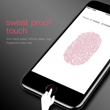 Home Button Sticker For iPhone Xs X 7 Plus 8 6s Aluminum Touch ID Touch key Protect Stickers For iPad Support Fingerprint Unlock