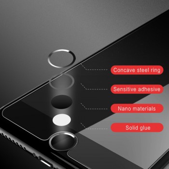 Home Button Sticker For iPhone Xs X 7 Plus 8 6s Aluminum Touch ID Touch key Protect Stickers For iPad Support Fingerprint Unlock