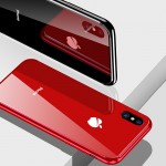For iphone XS Max XS XR X 8 8 Plus 7 7 Plus Case Tempered Glass Cover Soft TPU Edge Case For iphone 7 6S 6 Plus Coque Funda Euti