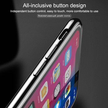 For iphone XS Max XS XR X 8 8 Plus 7 7 Plus Case Tempered Glass Cover Soft TPU Edge Case For iphone 7 6S 6 Plus Coque Funda Euti