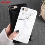MUSTIGER Marble Case For iPhone X Xs Max 6 6s 7 8 Plus Soft Silicone Matte Cover Cases For iPhone 7 Cases Retro Cover Funda Capa
