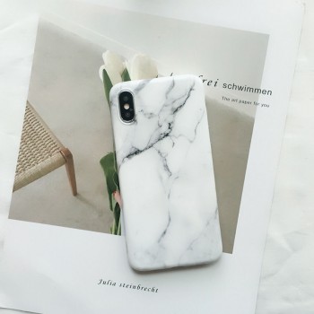 MUSTIGER Marble Case For iPhone X Xs Max 6 6s 7 8 Plus Soft Silicone Matte Cover Cases For iPhone 7 Cases Retro Cover Funda Capa