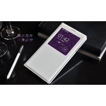 Smart Touch View Sleep Wake Up Function With Chip Original Leather Case Flip Cover For Samsung Galaxy Note 3 Note3 N9000 N9005