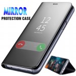 Luxury Mirror Flip Case For Huawei P Smart P10 P20 Lite P20 Pro Clear View Stand Cover For Huawei Mate 10 Pro Mate 20 Lite Cases
