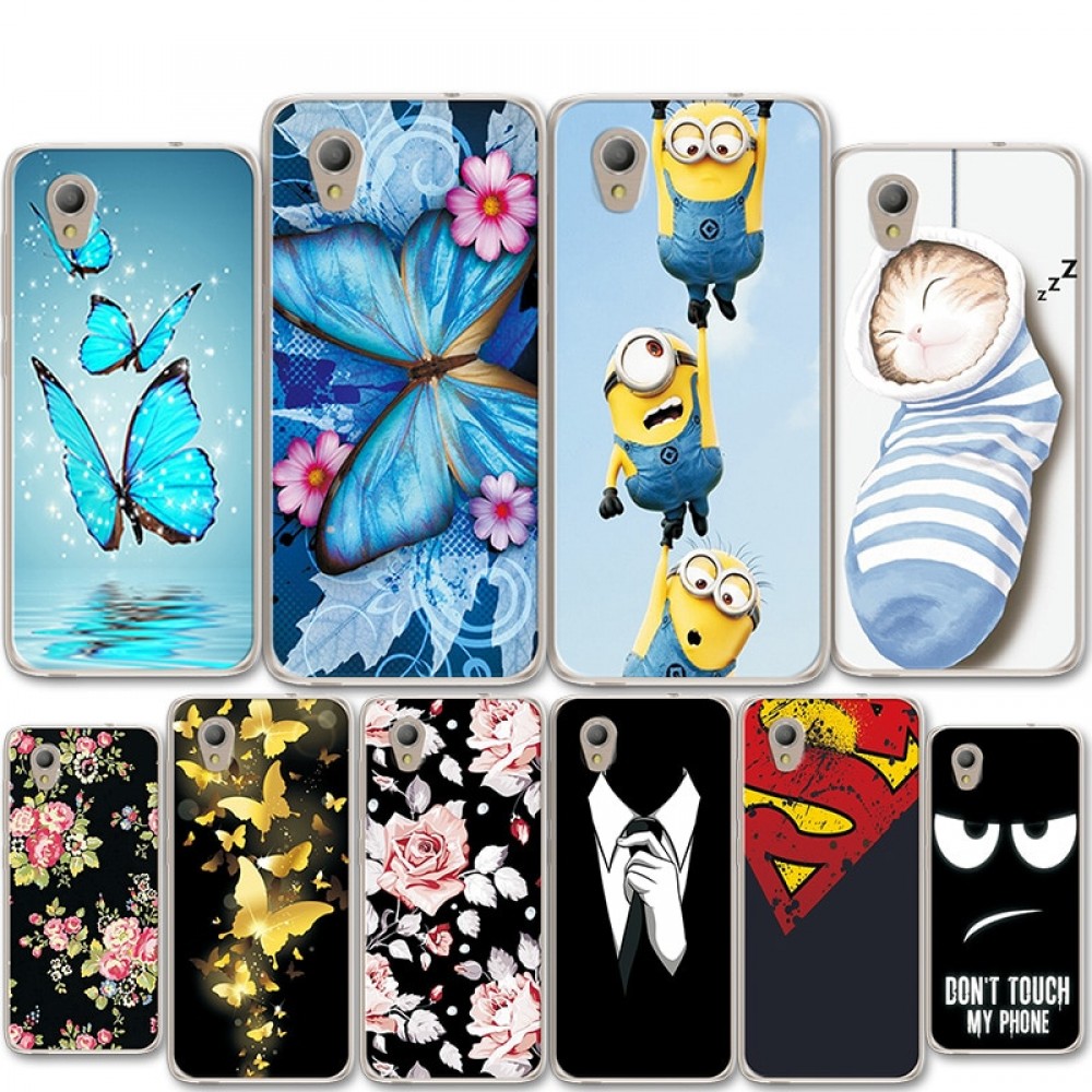 Various Case For For Alcatel 1 5033D 5.0 Case Cover Soft Silicon Art Patterned Case For Alcatel 5033D 5033 5033A 5033Y 5033X