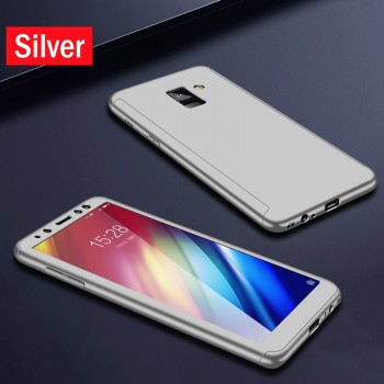 Moopok 360 Full Cover Protective Case For Samsung Galaxy A3 A5 A7 J5 J7 Phone Case For Samsung A6 A8 Plus 2018 Cases With Glass