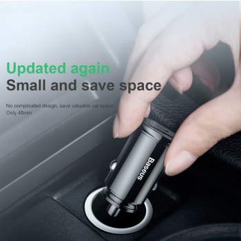 Baseus 30W Quick Charge 4.0 3.0 Car Charger For Samsung Huawei Supercharge SCP USB Type C PD 3.0 Fast Charging Car Phone Charger