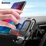 Baseus Infrared Qi Wireless Charger For iPhone Xs Max XR X Xiamo mix 3 Car Holder Fast Wirless Charging Air Vent Car Mount Stand