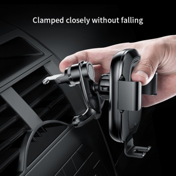 Baseus Infrared Qi Wireless Charger For iPhone Xs Max XR X Xiamo mix 3 Car Holder Fast Wirless Charging Air Vent Car Mount Stand