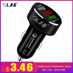 Olaf Car USB Charger Quick Charge 3.0 Mobile Phone Charger Adapter fast Charging for Samsung note 9 Xiaomi HTC USB Phone charger