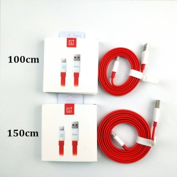 Original OnePlus 6 Dash car charger Fast charge one plus 6t 5t 5 3t 3 smartphone 100cm/150cm noodles usb 3.1 type C Cable