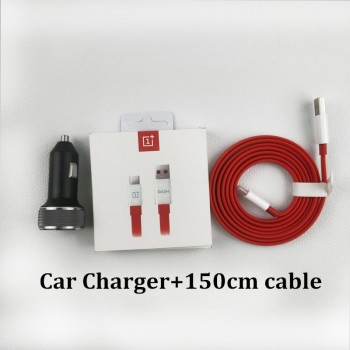 Original OnePlus 6 Dash car charger Fast charge one plus 6t 5t 5 3t 3 smartphone 100cm/150cm noodles usb 3.1 type C Cable