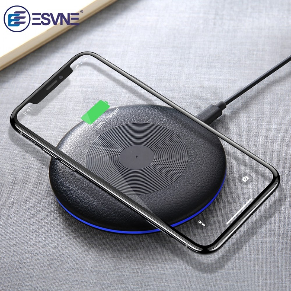 ESVNE 5w Fast Charging qi Wireless Charger For Samsung S9 S8 Note 8 wirless charger For Iphone X xs max Xiaomi USB Charger Pad