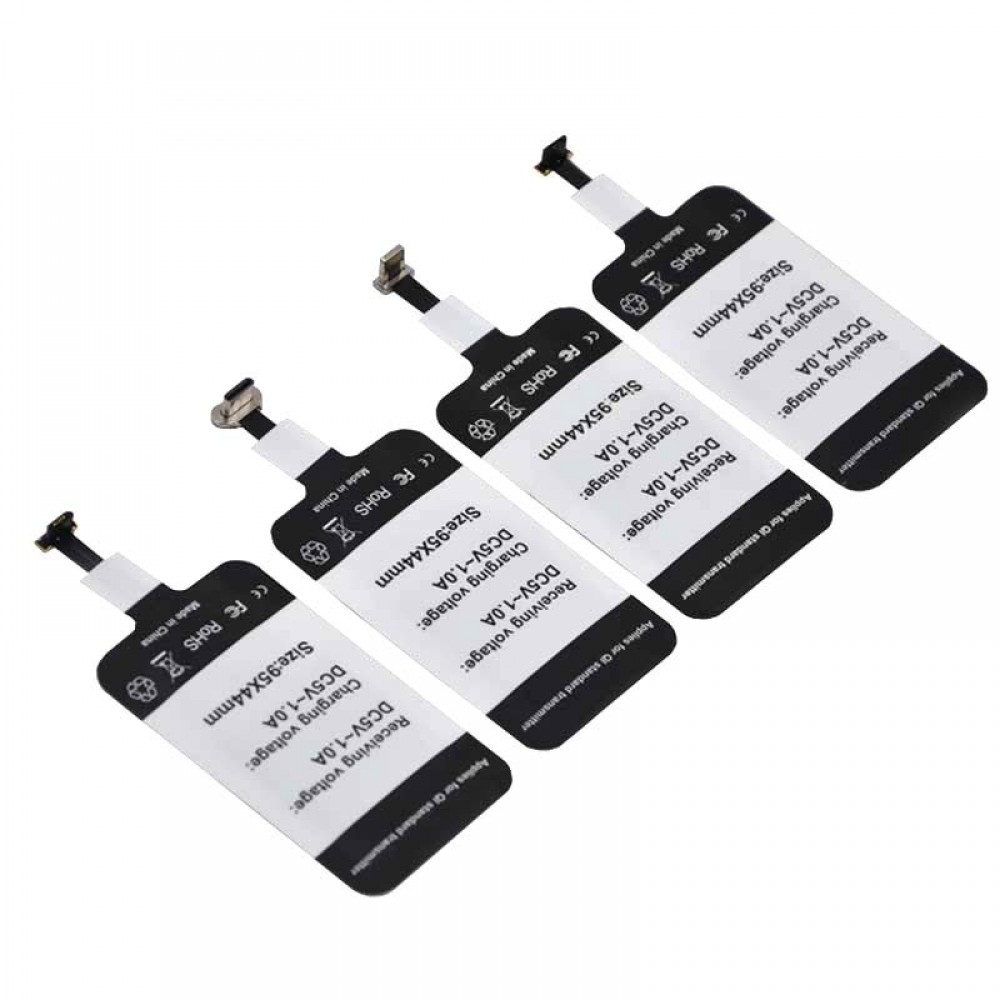 Slim Qi Wireless Charger Receiver Fast Charging Receiver for wireless charger Pad Coil for iphone6 6plus 7 7plus Type-C/Type-A