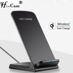 Quick Wireless Charger for iPhone X Xs Max Qi Charger Fast Charging Stand for Samsung Note 9 S8 Plus Wireless Receiver Adapter