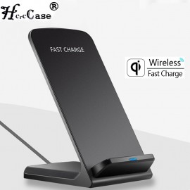 Quick Wireless Charger for iPhone X Xs Max Qi Charger Fast Charging Stand for Samsung Note 9 S8 Plus Wireless Receiver Adapter