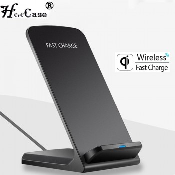 Quick Wireless Charger for iPhone X Xs Max Qi Charger Fast Charging Stand for Samsung Note 9 S8 Plus Wireless Receiver Adapter