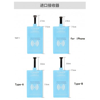 Quick Wireless Charger for iPhone X Xs Max Qi Charger Fast Charging Stand for Samsung Note 9 S8 Plus Wireless Receiver Adapter