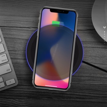DCAE Wireless Charger for Samsung Galaxy S8 S9 Note 9 8 USB Qi Wireless Charger for iPhone XS Max X 8 Plus Wireless Charging Pad