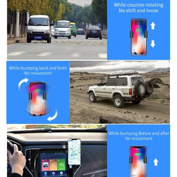 Wireless Charger Car Holder Mount Stand Car Charger Holder For Iphone X 8 Plus Xr Xs Samsung Quick Charge 3.0 Phone Fast Charger