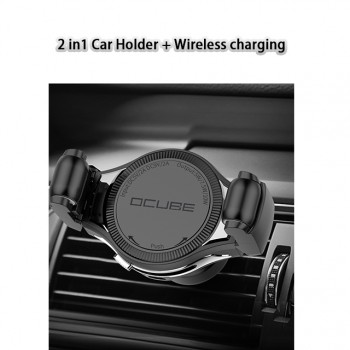 Wireless Charger Car Holder Mount Stand Car Charger Holder For Iphone X 8 Plus Xr Xs Samsung Quick Charge 3.0 Phone Fast Charger