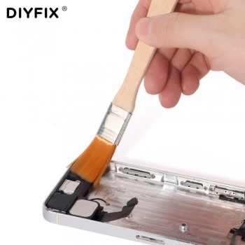 DIYFIX 4Pcs Soft Nylon Brush Dust Cleaner for Mobile Phone Tablet PCB Computer Keyboard Cleaning Repair Hand Tools Set