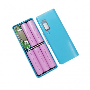 (No Battery)5x18650 DIY Battery Bank Portable Battery Shell Box Case DIY KIT Digital LCD Display Powerbank 18650 Protector Case