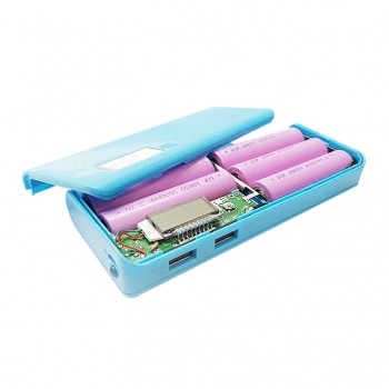 (No Battery)5x18650 DIY Battery Bank Portable Battery Shell Box Case DIY KIT Digital LCD Display Powerbank 18650 Protector Case