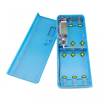 (No Battery)5x18650 DIY Battery Bank Portable Battery Shell Box Case DIY KIT Digital LCD Display Powerbank 18650 Protector Case