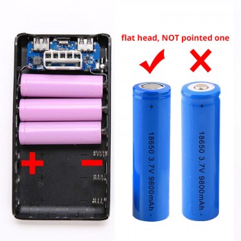 Dual USB 18650 Power Bank Battery Box Mobile Phone Powerbank DIY Shell Case For iPhone Xiaomi Huawei With Type C Micro interface