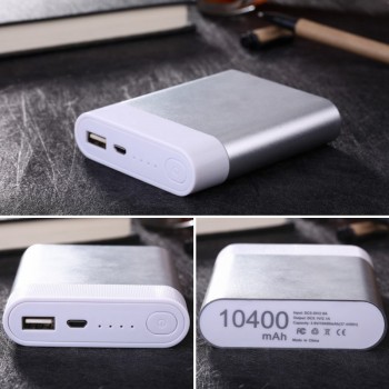 DIY Box 4X 18650 Battery Power Bank Case Kit 10400mAh Battery Charger Power bank Shell Box Without Battery Gold Silver Gray