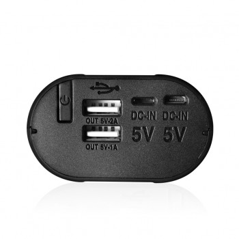 Lovoski TOMO Power Bank 26650 Li-ion Battery Charger DIY Mobile PowerBank Box black
