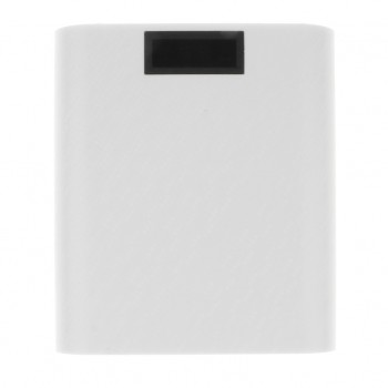 Lovoski Power Bank Case DIY Kit Battery Charger Box With Digital Display white