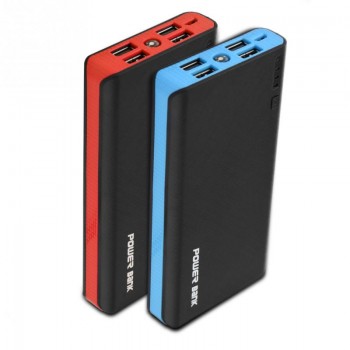 Mobile Phone Power Bank Case 20000mAh Ultra-Large Capacity 4 USB Output Fast Charge DIY Kit For 18650 Battery Box (No Battery)