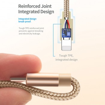 ROCK USB Cable for iPhone X 8 7 6 6S Plus 5 5S SE Fast Charging Lighting Cable Sync Data Cord Mobile Phone Wire