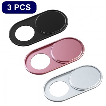 COOLTODAY WebCam Cover Shutter Magnet Slider Metal Ultra Thin Camera Cover For Web Cam Phone PC Laptop Lens Privacy Sticker