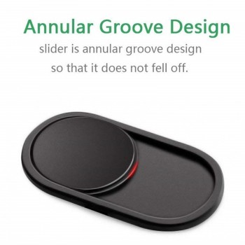 COOLTODAY WebCam Cover Shutter Magnet Slider Metal Ultra Thin Camera Cover For Web Cam Phone PC Laptop Lens Privacy Sticker