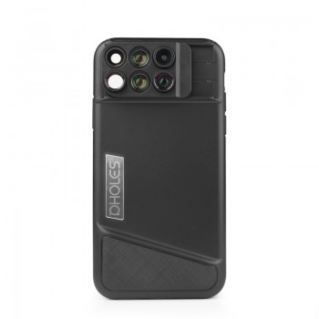 New For iPhone X Dual Camera Lens 6 in 1 Fisheye Wide Angle Macro Lens For iPhone X 10 Telescope Zoom Lenses +Case