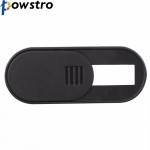 Powstro Black color WebCam Cover Slider Shutter Magnet Slider Plastic Phone Lens Cover For IPad Web Laptop PC Smartphone