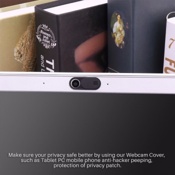 Powstro Black color WebCam Cover Slider Shutter Magnet Slider Plastic Phone Lens Cover For IPad Web Laptop PC Smartphone