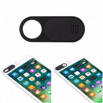 Powstro Black color WebCam Cover Slider Shutter Magnet Slider Plastic Phone Lens Cover For IPad Web Laptop PC Smartphone