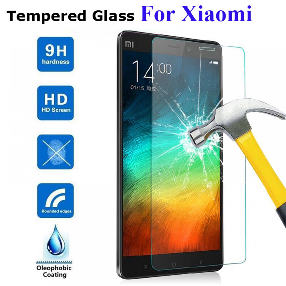 GerTong 9H Tempered Glass For Xiaomi Redmi 5A 4A 3X 3S 3 Pro Note 2 3 Pro For Xiaomi Mi5 Mi4C Mi4i Mi4s Protective Film
