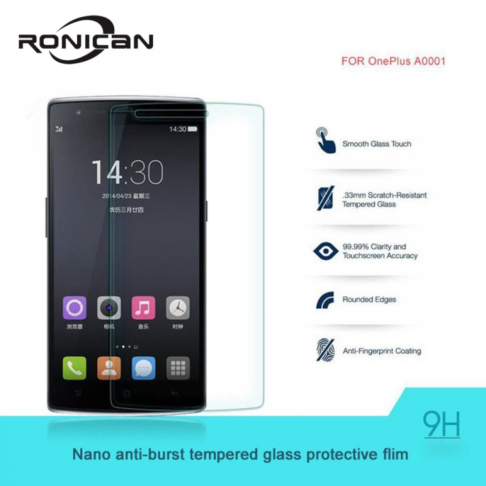 Original Oneplus one Screen Protector Oneplus one Tempered Glass for Oneplus One Plus one1+1 OPO Phone free gift carton box send