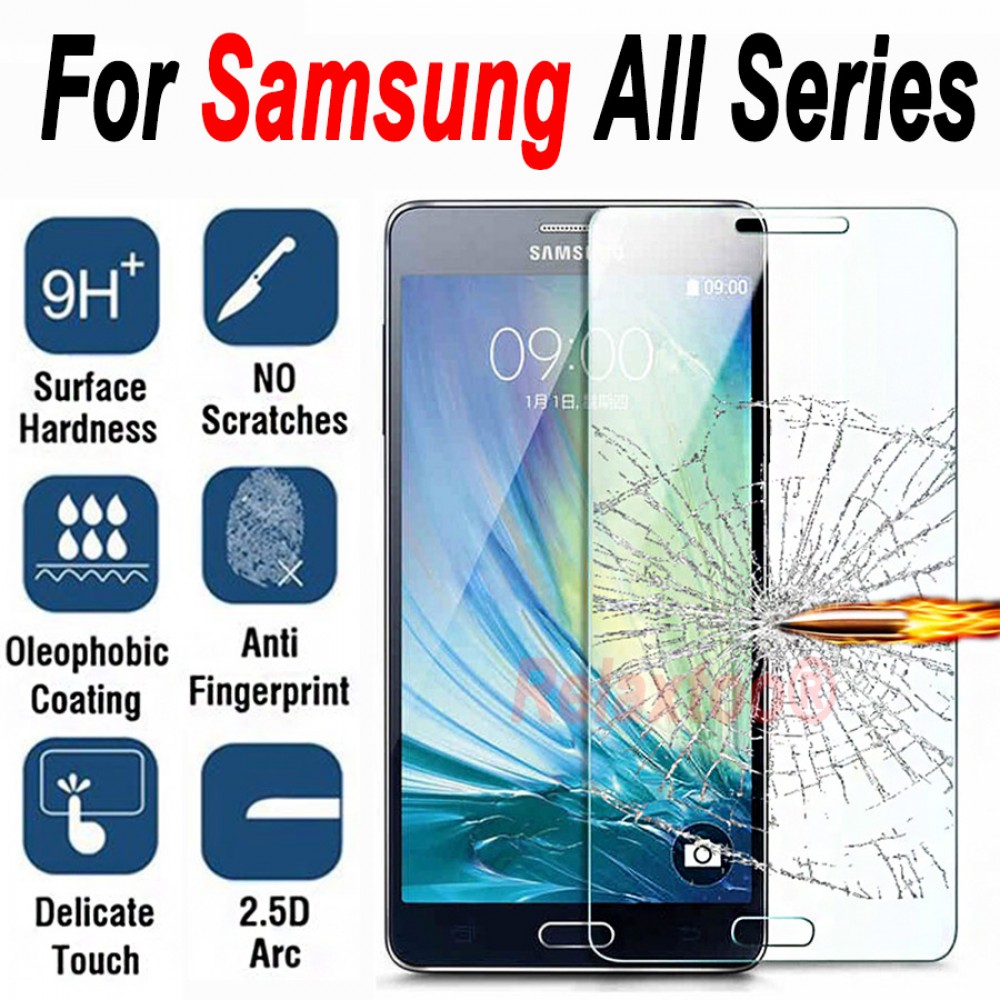 Tempered Glass for Samsung S7 Glass for Samsung Galaxy A6 2018 J4 J6 Plus S7 S6 S5 S4 Mini Note 5 4 Protective Glas Cover Film