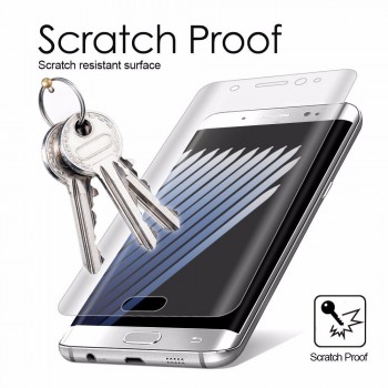 For Samsung Galaxy Note9 S9+ S7 Edge S6 S8 Plus Note 8 9 Screen Protector Pet Film Full Cover (Not Tempered Glass)3D Curved Edge