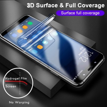 3D Full Cover Soft Hydrogel Film For Samsung Galaxy A8 S8 S9 Plus S7 Edge Note 8 9 A9S A9 Star Lite Slim Screen Protector Film