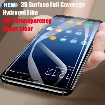 3D Full Cover Soft Hydrogel Film For Samsung Galaxy A8 S8 S9 Plus S7 Edge Note 8 9 A9S A9 Star Lite Slim Screen Protector Film