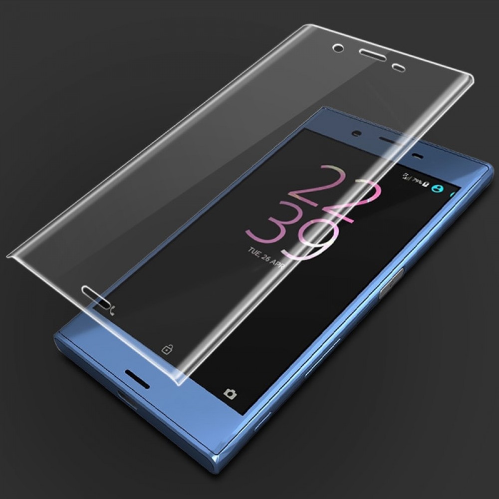 9H 3D Tempered Glass LCD Curved Full screen protector cover For Sony Xperia X Compact XZ F5121 F5321 FZ8331 Protective film